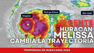 🔴URGENTE🔴PELIGROSO HURACAN MELISSA YA ES CATEGORIA 4 CON RUMBO OESTE EN EL SUR DE JAMAICA