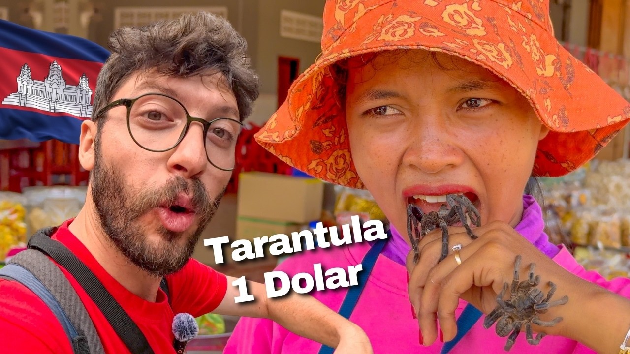 Вы когда-нибудь слышали о пожирателях тарантулов? Рынок пауков в Камбодже | 🇰🇭