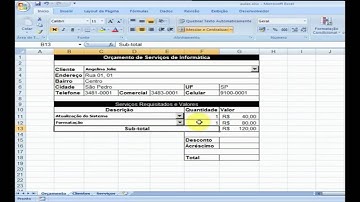 VÍDEO AULA DE EXCEL AVANÇADO