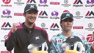 2019年7月7日 千葉ロッテ・鈴木大地選手・土肥星也投手ヒーローインタビュー
