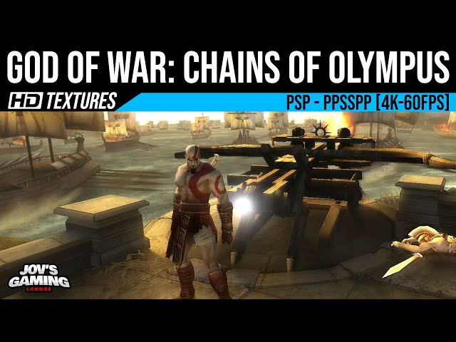 God of War: Chains of Olympus - HD Texture Pack • 60 FPS • 3x Resolution