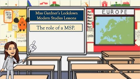 The role of a MSP