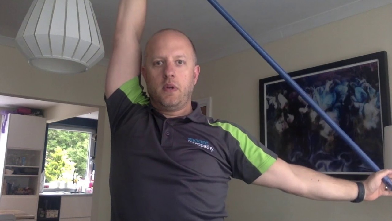 How to mobilise your shoulders and back... using a broom handle YouTube