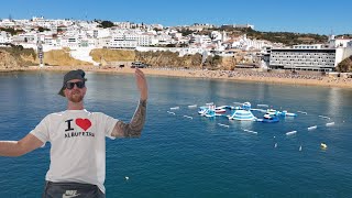Portugal (Albufiara) in full tourist mode!! #albufeira #travel #traveling 