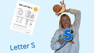 Letter S Basics - FREE Printable Worksheet Inside