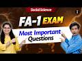 SSLC Social Science 📚 | FA-1 Exam Most Important Questions 2027 ✏️