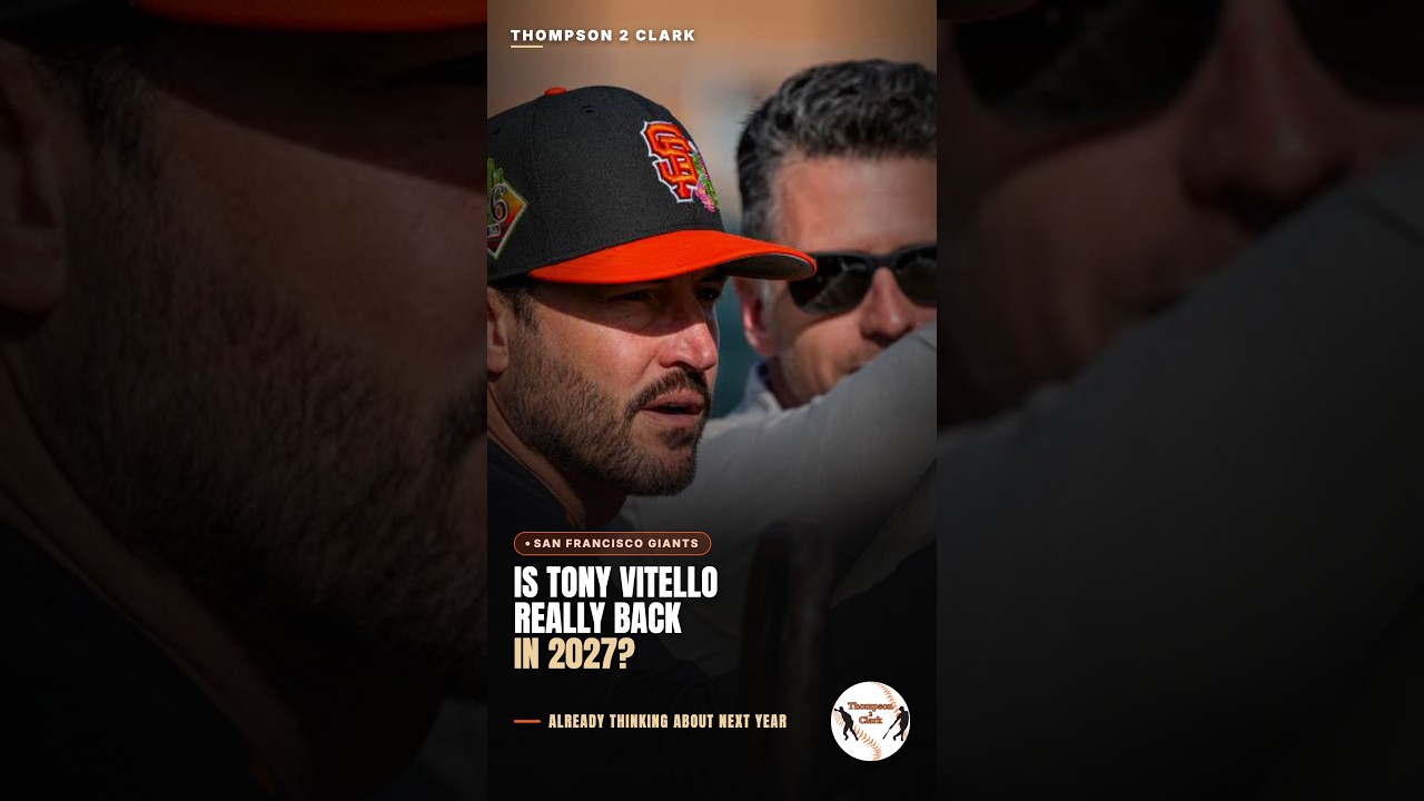 Is Tony Vitello Really Back with the Giants in 2027? | Thompson 2 Clark