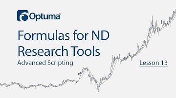 Formulas for ND Research Tools | Advanced Scripting in Optuma