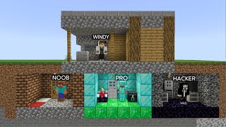 UYIMNING OSTIGA NOOB PRO HACKER UYLARINI QURIB OLISHDI | MINECRAFT