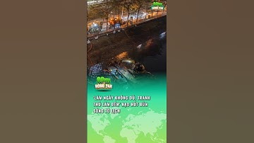 Công nhân ngày đêm nạo vét bùn sông Tô Lịch #hanoi #tintuc24h #thoisu #xuhuong #hong24h #69vn