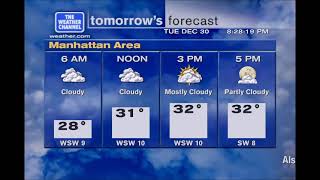 Weather Channel Local on the 8s December 30th 2025 8:27 pm Manhattan, NY (HAPPY NEW YEAR!!!!!!!)