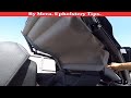 How to Repair Headliner strings,  on Mercedes E550.