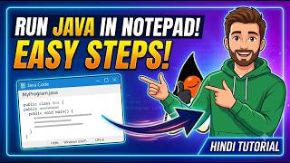 Information Notpad me java ka program kese run kareee#programming News