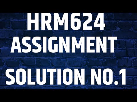 hrm624 assignment solution 2022