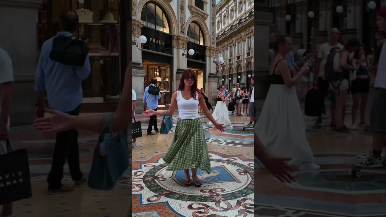 Heading to Milan? Don't miss the Bull Challenge inside the iconic Galleria Vittorio Emanuele II 🐂🧡
