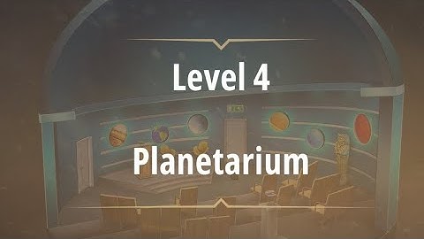 Room & Exits Escape Room level 4 Planetarium (Pharaoh
