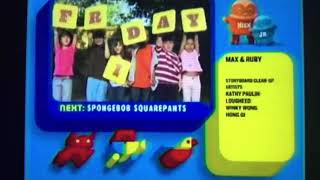 Nick Jr Split Screen Credits (May 23, 2008) (Cable)