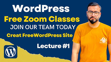 WordPress and SEO Part 1 | Join Free Classes On Zoom | Course By Mirza Abrar