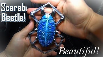 Tinkercad Design Tutorial! Scarab Beetle!!! 3D Modeling! Easy!!!