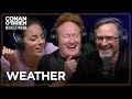 Conan &amp; Gourley Love The Rain In Los Angeles | Conan O&#39;Brien Needs A Friend