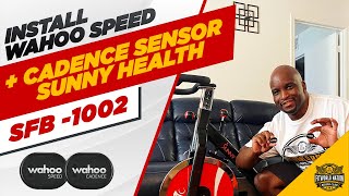 DIY  Smart Bike Setup Sunny Health SFB1002 + Wahoo Sensors Install