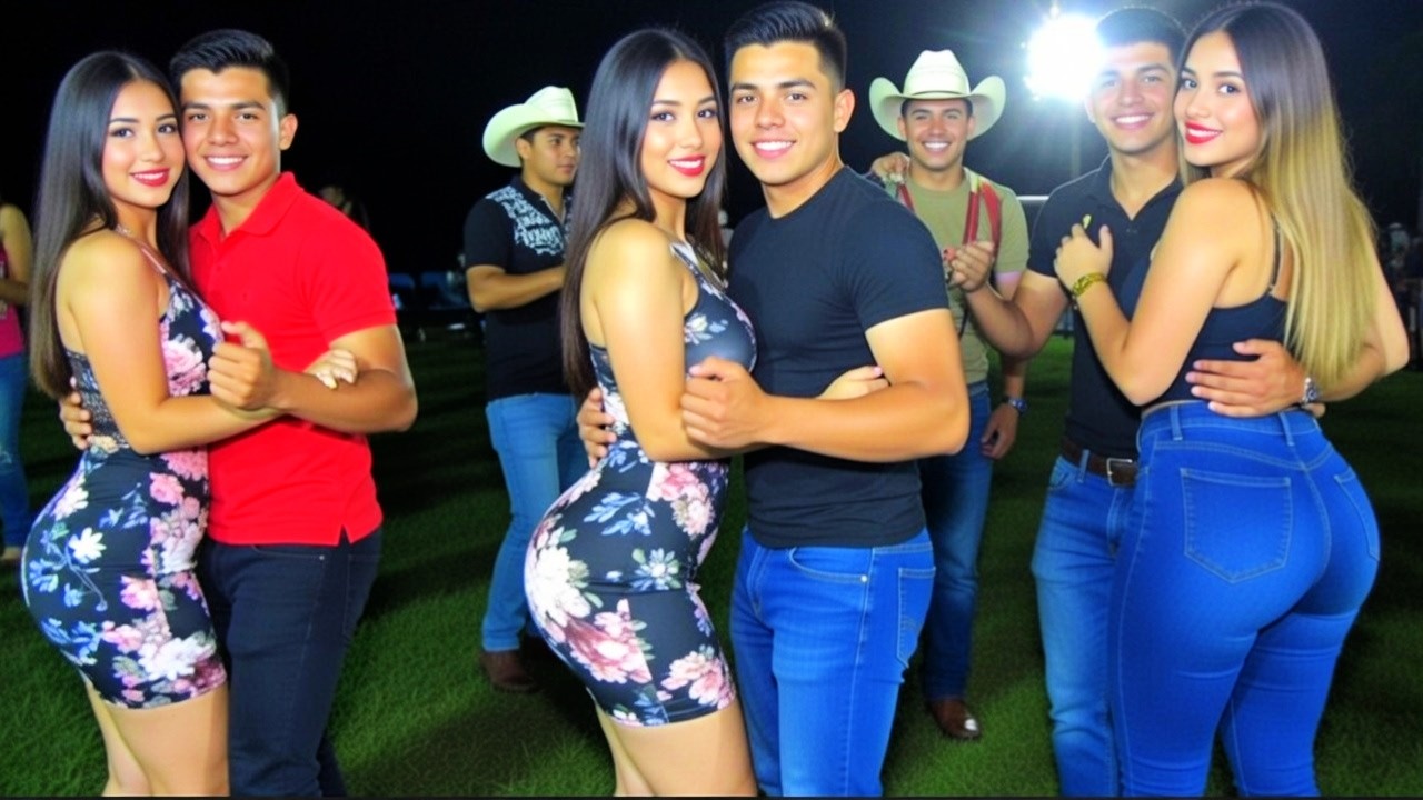 Le pusieron MUCHA crema a SUS TACOS en esta baile ranchero...Mira que CHULADA - Que BaiLAzO !!