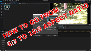 How To Change The Aspect Ratio From 4:3 To 16:9 In Old Video Clips