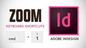 Zoom Keyboard Shortcuts in Adobe InDesign