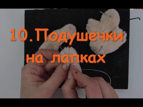 10. Подушечки из шерсти на лапках котенка Тедди