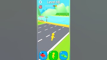 Shape Shifting level 68 best game ever played #shorts #shapeshifting #shape #funny