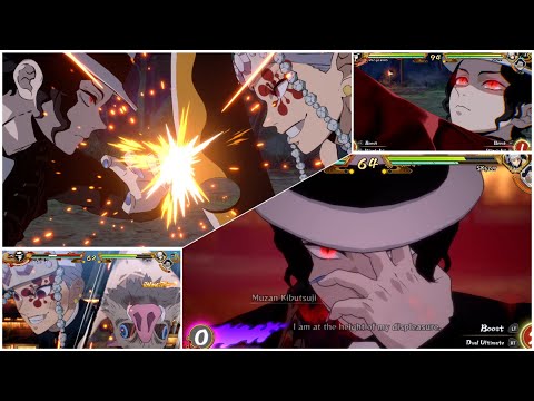 موزان كيبوتسوجي ضد تنغن أوزوي وإينوسوكي هاشيبيرا قاتل الشياطين 2 مباراة مرتبة