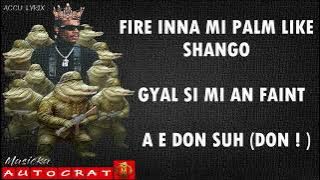 MASICKA - AUTOCRAT (FULL LYRICS) #Masicka #ACCU LYRIX