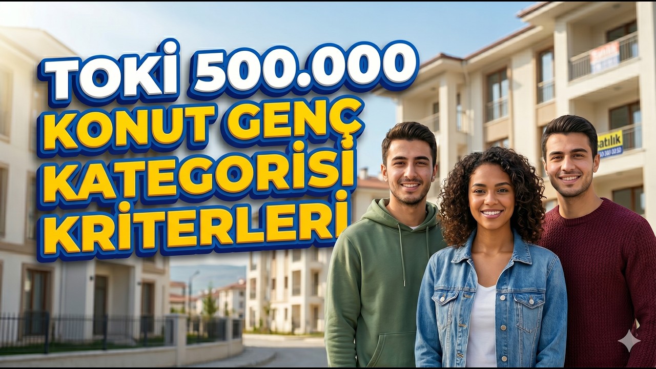 TOKİ 500.000 KONUT GENÇ KATEGORİSİ KRİTERLERİ | Kura Sonrası Yapılması Gerekenler Neler?