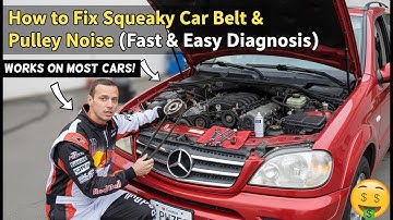 How to Fix Car Squeaky Belt & Pulley Noise (Fast & Easy Diagnosis)