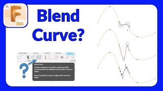 What's New in Fusion 360 | Blend Curve | April 2023 | What Is Blend Curve? #fusion360