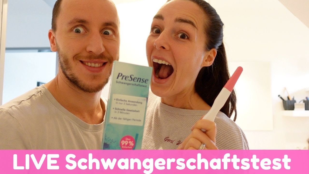 Unsere Live Reaktion auf Schwangerschaftstest 🙈 YouTube