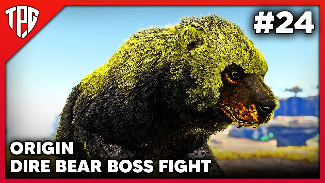 ArkSurvivalEvolved | Origin Dire Bear Boss Fight 😱 | ARK Primal Fear Modded Tamil EP24 |TamilPCGamer