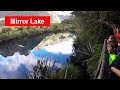 Зеркальное озеро. Mirror Lake. Новая Зеландия