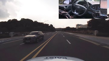 Autonomous driving demo in KAIST