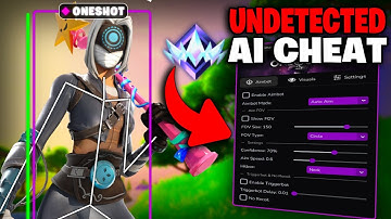 Using a Legit AI AIMBOT Cheat in Fortnite Simpsons Season... ft. OneShot AI 🏆