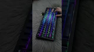 Blue keyboard so beautiful!!🤩🦋🎮🌌 #keyboard#foryou#pc#pcgame#trend#cool#zornher#zh870