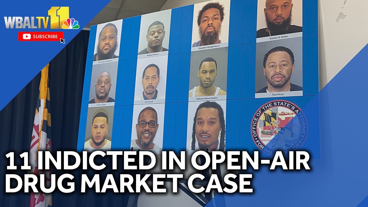11 indicted in open-air drug market investigation