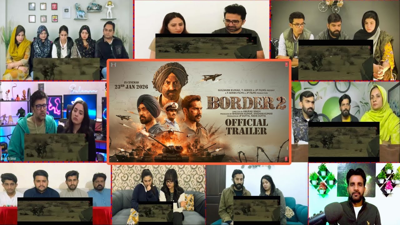 Pakistani Reacts To BORDER 2 (Trailer) | Sunny Deol, Varun, Diljit, Ahan | Anurag S | JP Dutta