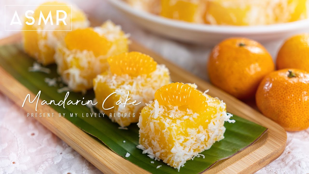 If you can't finish the mandarins after CNY,  turn it into a Dessert | ENG & 中文 [ASMR]