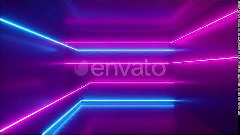 Abstract Background, Moving Neon Rays | Motion Graphics - Envato elements