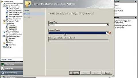Send SMS from Systems Center Operations Manager 2007 - Configuring SMS notifications step 2