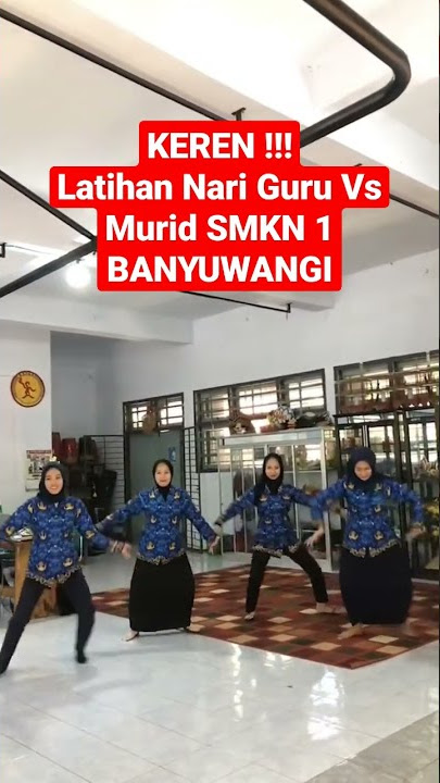 TARIAN GURU VS MURID SMKN 1 BANYUWANGI VIRAL !!! #shorts #viral #menari