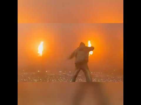 Largest earthquake caused by concert