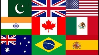 Top 10 Most Beautiful Flags In The World | Best Designed Flags |