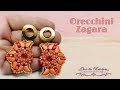 DIY Orecchini con cristalli e perline, Tutorial Orecchini Zagara